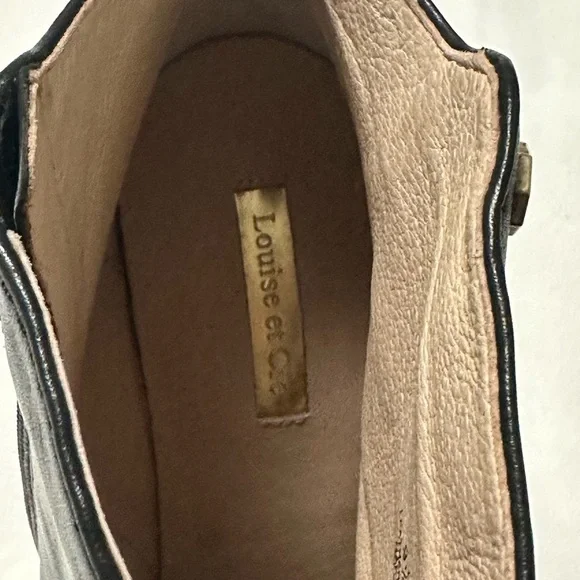 Louise et Cie Black Heeled Ankle Boots - Picture 12 of 15